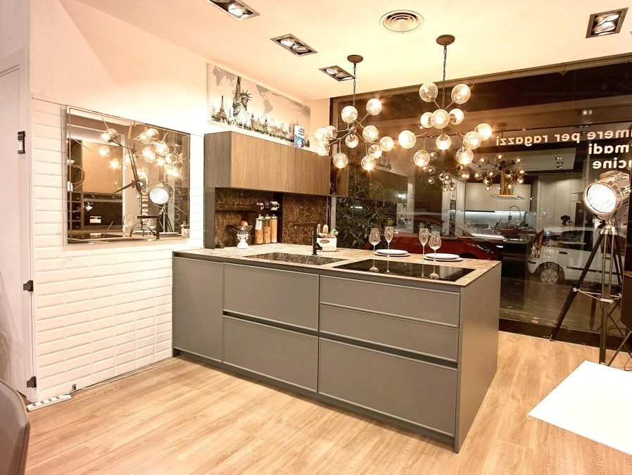 Cucina con penisola Doimo Cucine D.23 Soho