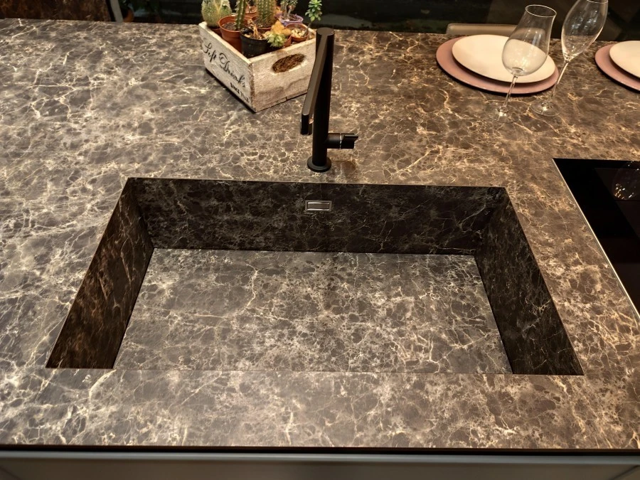 Cucina con penisola Doimo Cucine D.23 Soho