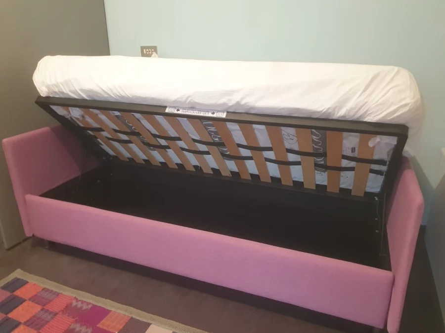 Letto singolo Oggioni GOLF 225 con contenitore