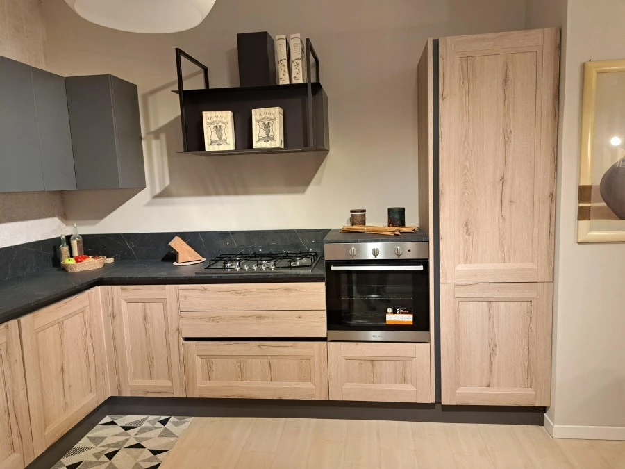 Cucina con penisola Colombini Riviera + Quadra