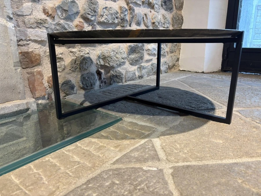 Tavolino rotondo Baxter Icaro Stone
