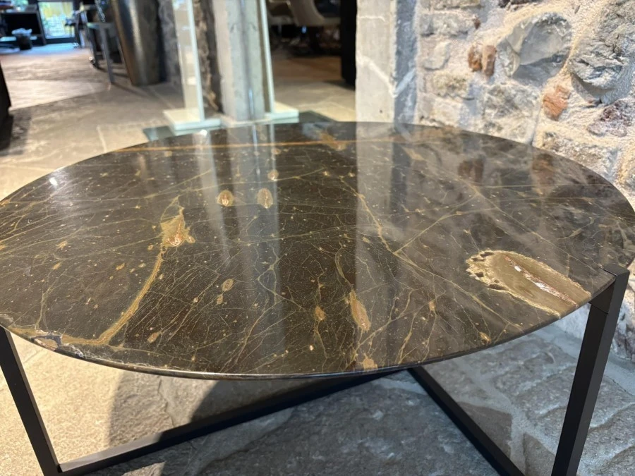 Tavolino rotondo Baxter Icaro Stone