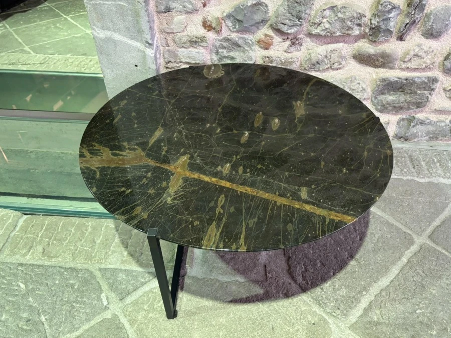 Tavolino rotondo Baxter Icaro Stone