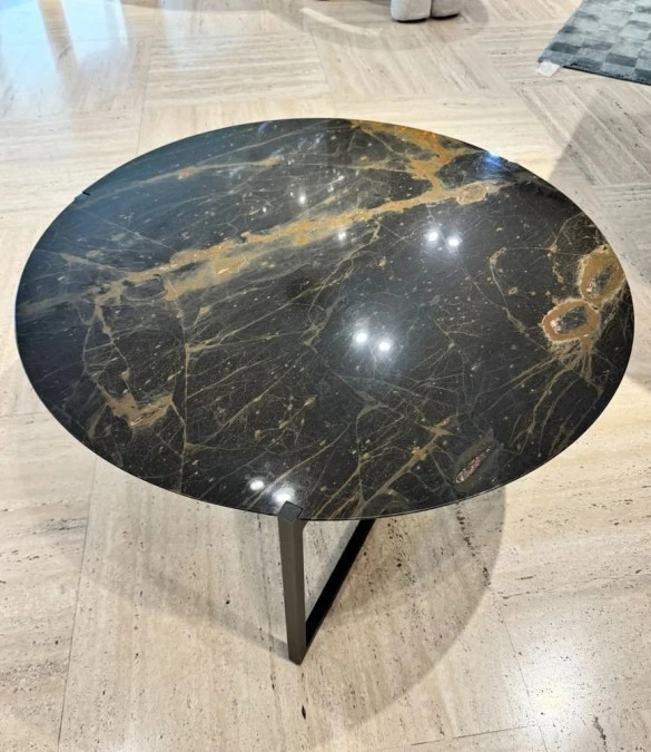 Tavolino rotondo Baxter Icaro Stone