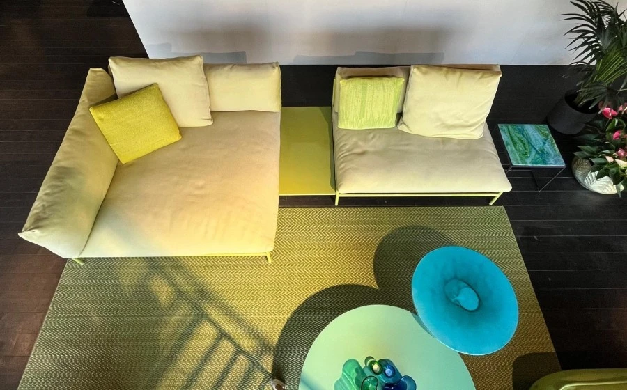 Divano da giardino Paola Lenti Canvas