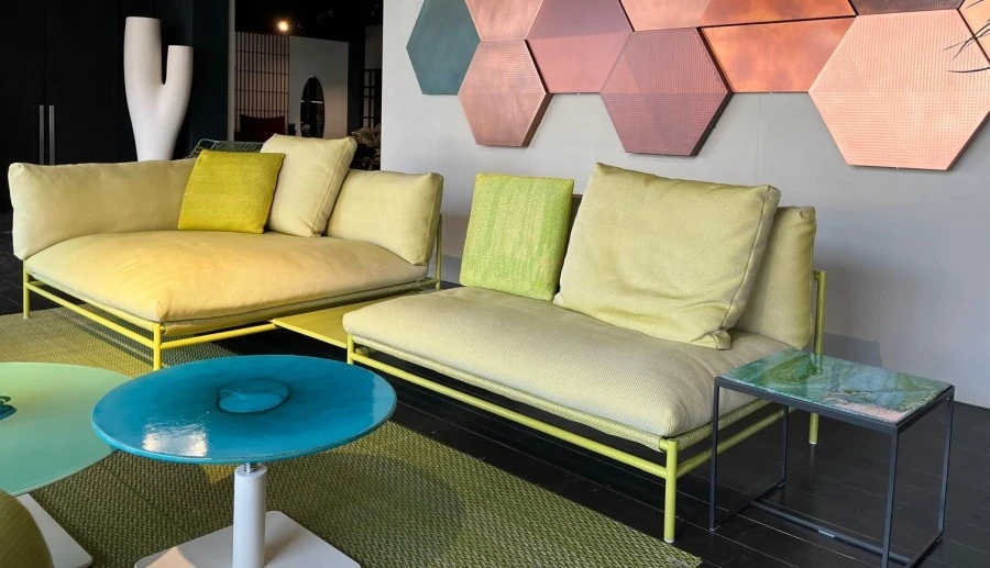 Divano da giardino Paola Lenti Canvas