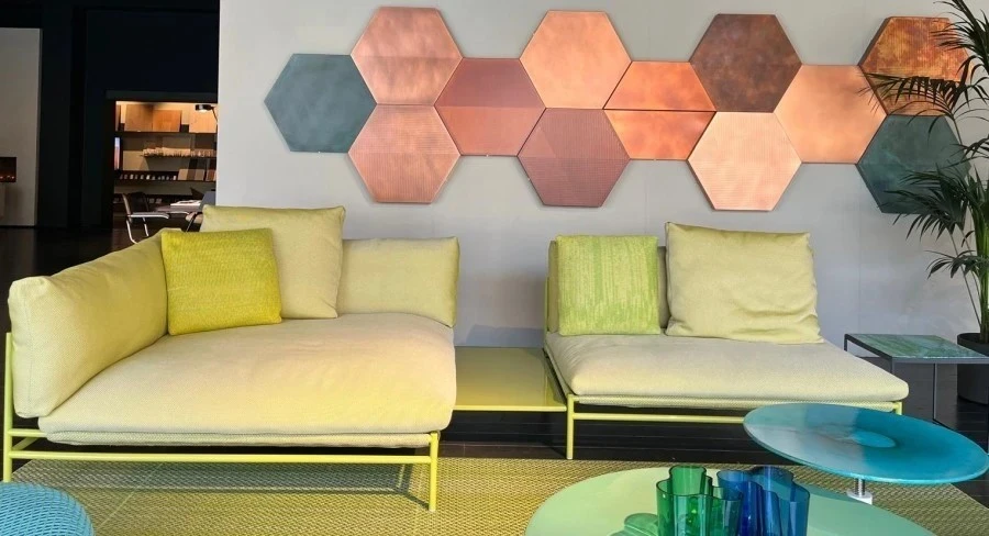 Divano da giardino Paola Lenti Canvas