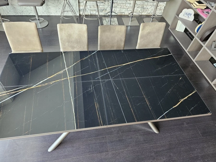 Tavolo allungabile Ozzio RANDOM MARBLE