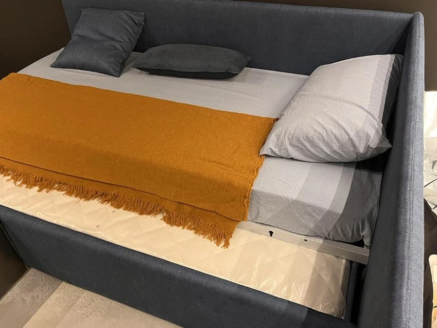Letto singolo Bolzan Letti LINE completo di biancheria