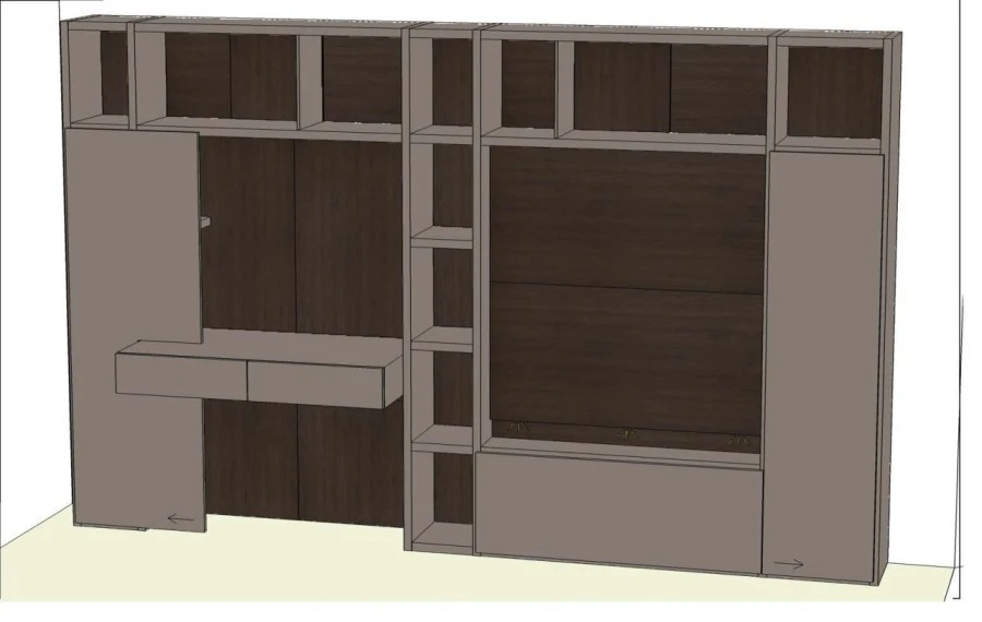 Libreria Santa Lucia homy Grigio
