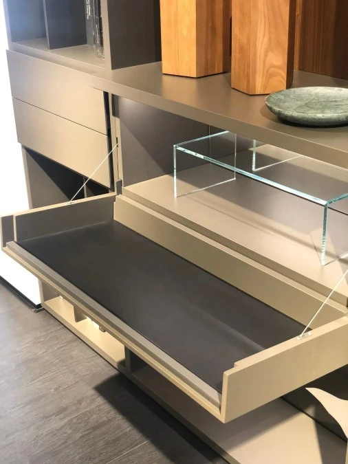 Libreria Poliform Wall system Nero