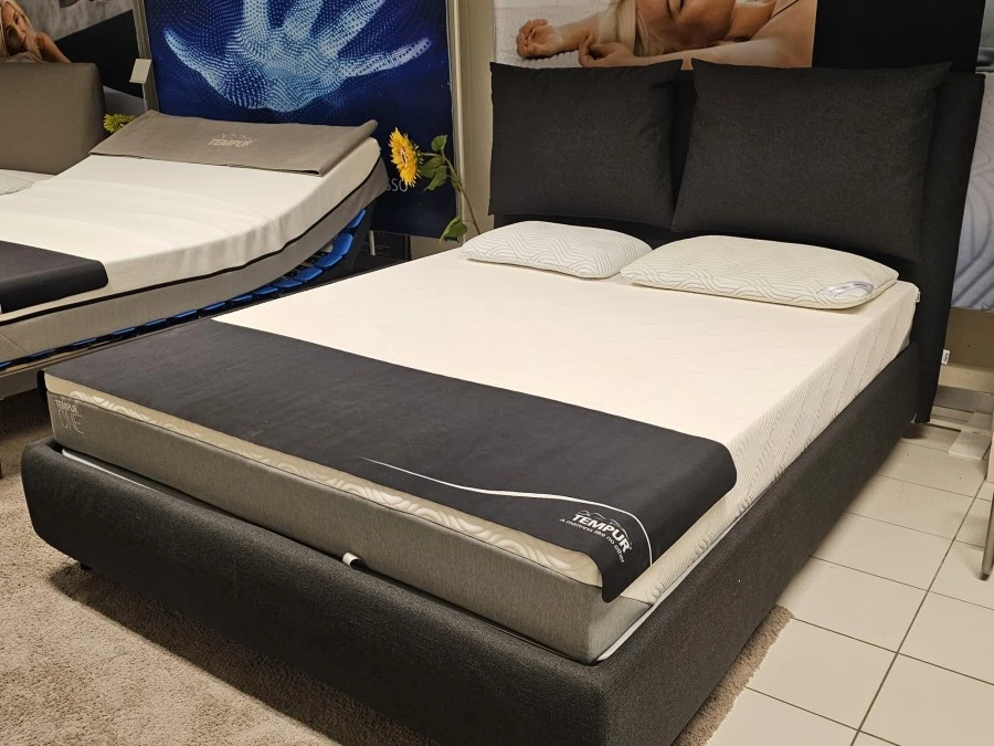 Letto matrimoniale con contenitore Tempur DUE