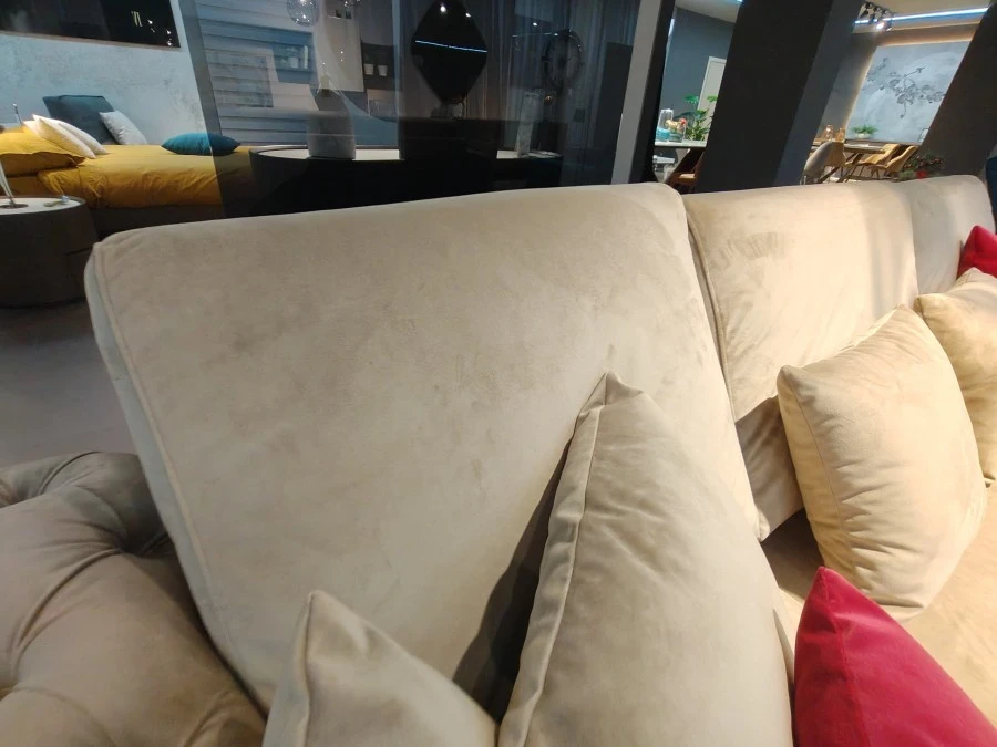 Divano Chaise-longue CGE Italia Divani Chester noir