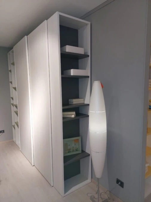 Cameretta letto singolo Zalf mobili Olmo Ash