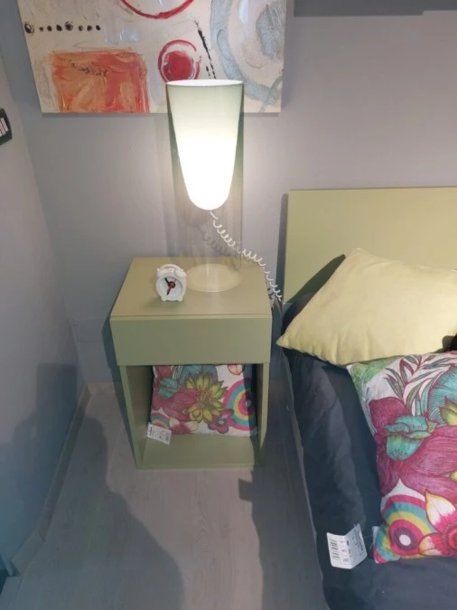Cameretta letto singolo Zalf mobili Olmo Ash