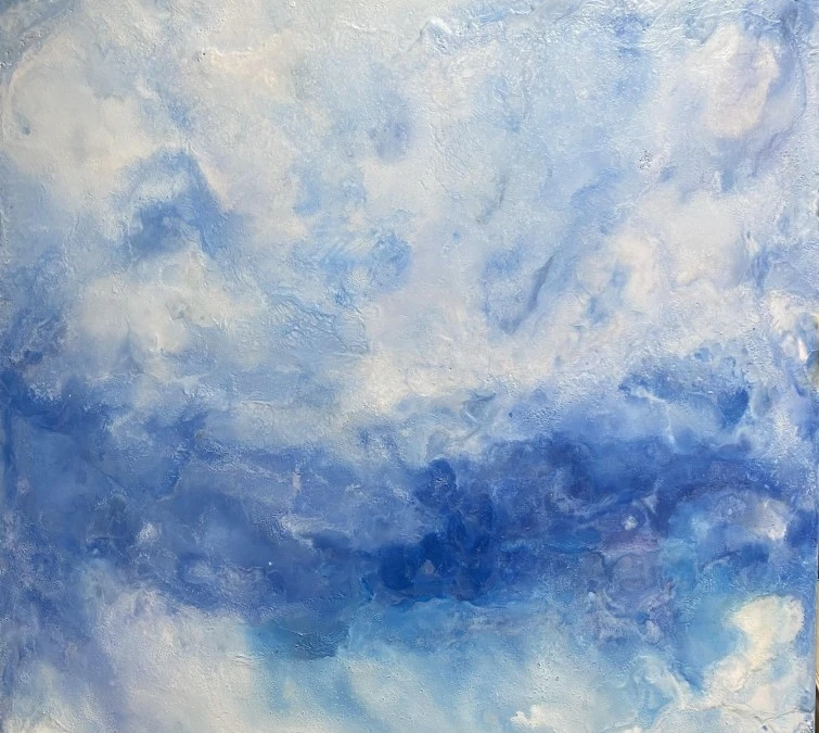 Quadro Benedetta Belloni Azzurro II