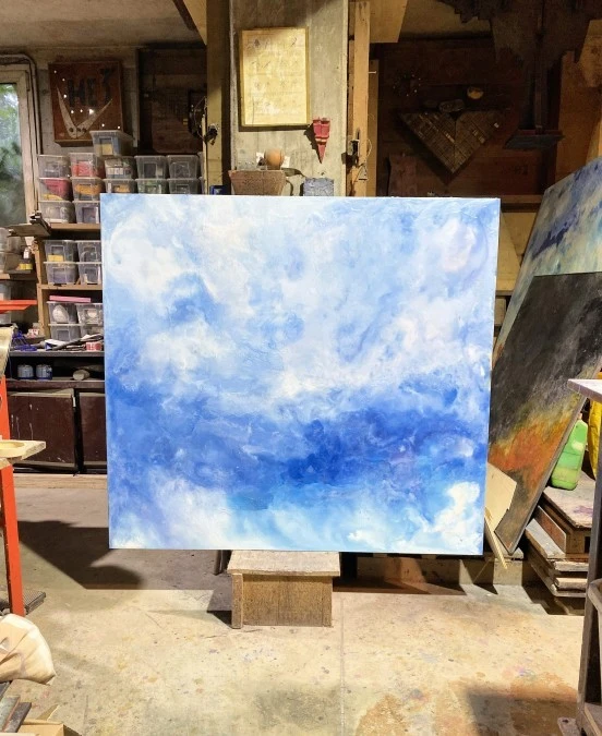 Quadro Benedetta Belloni Azzurro II