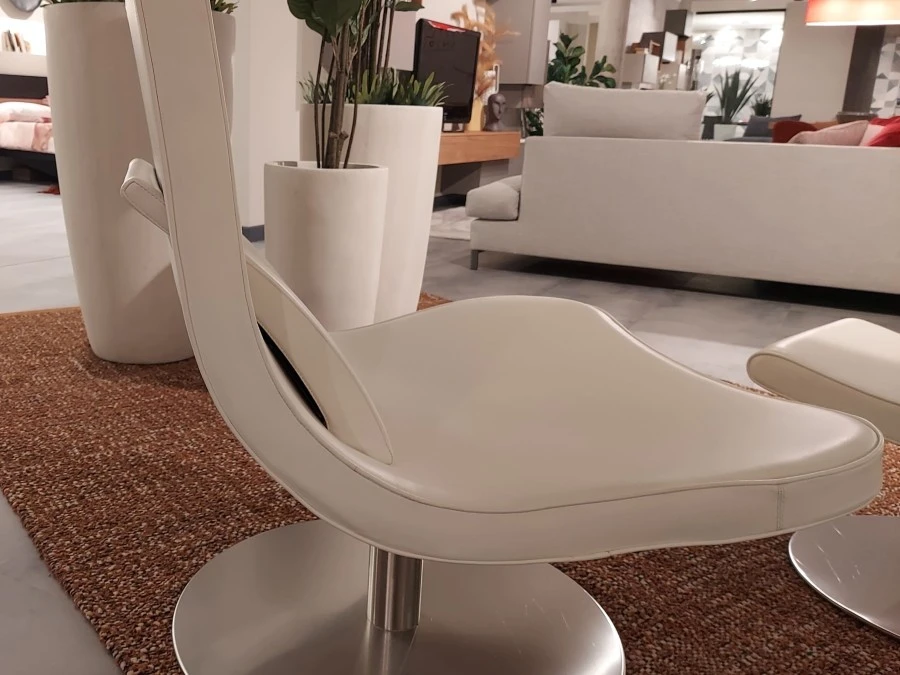 Poltrona con pouf Biba Salotti Evip