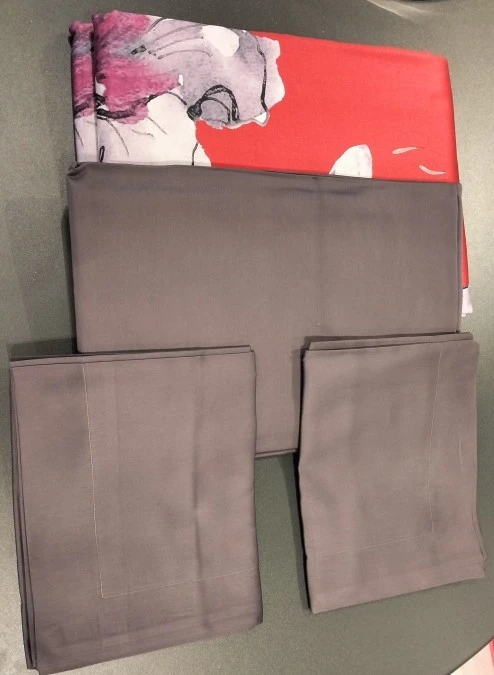 Biancheria da letto Flou Boheme Rosso 7076 Cm 170