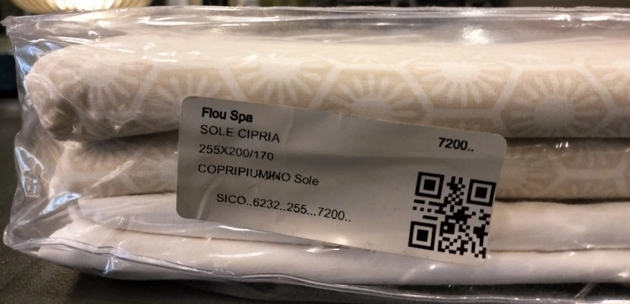 Biancheria da letto Flou Sole Cipria 7200 Cm 170