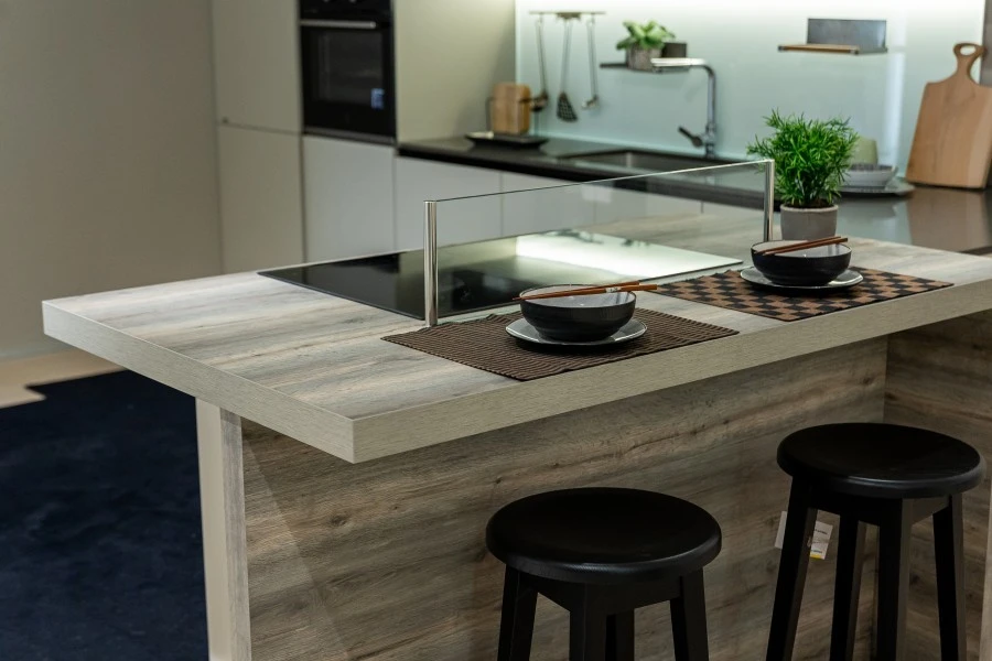 Cucina con penisola Scavolini DeLinea