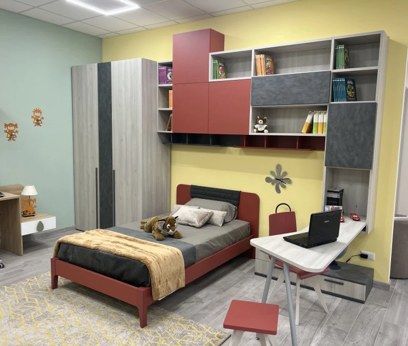 Cameretta letto singolo Colombini Golf