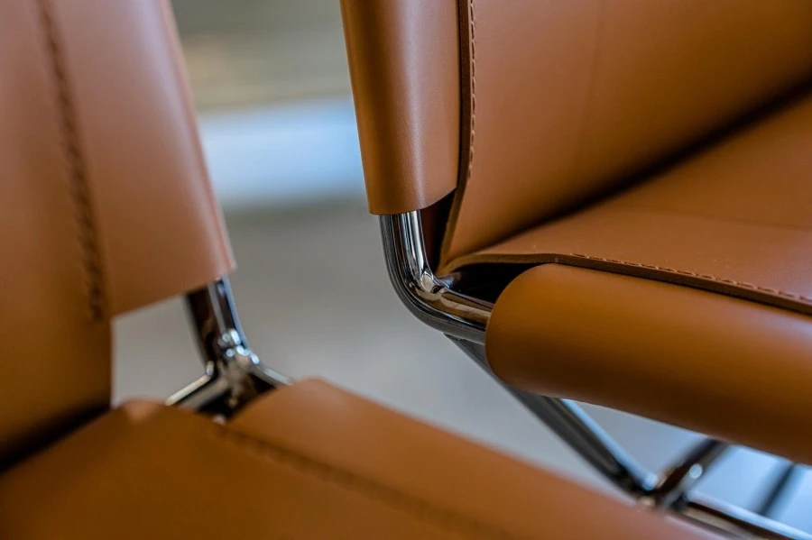 Sedia senza braccioli MDF NEIL LEATHER