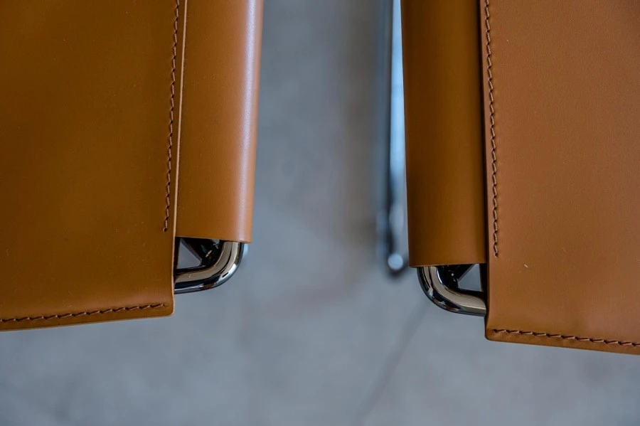Sedia senza braccioli MDF NEIL LEATHER