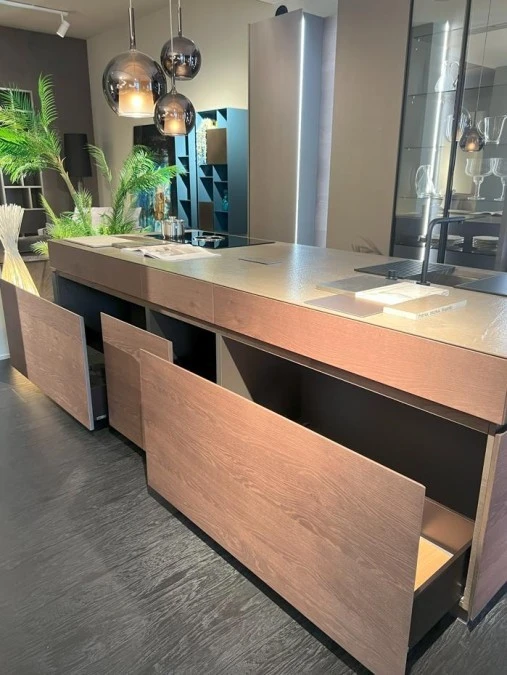 Cucina con Isola Key SLIM e KU45
