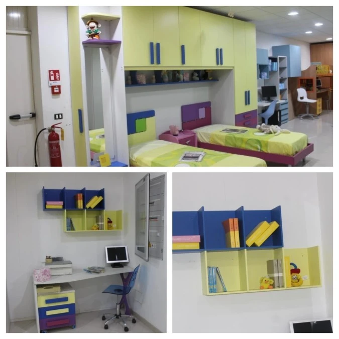 Cameretta letto singolo Moretti Compact KIDS