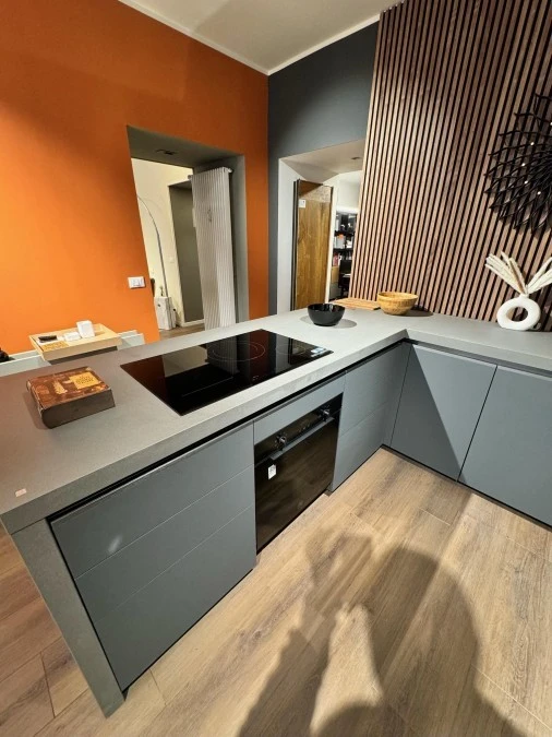 Cucina angolare Molteni&C - Dada Engineered VVD grigio Londra