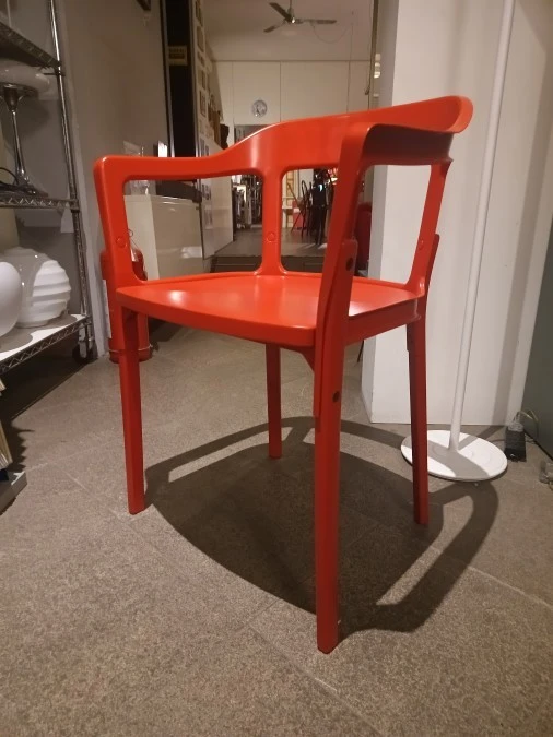 Sedia con braccioli Magis Steelwood chair