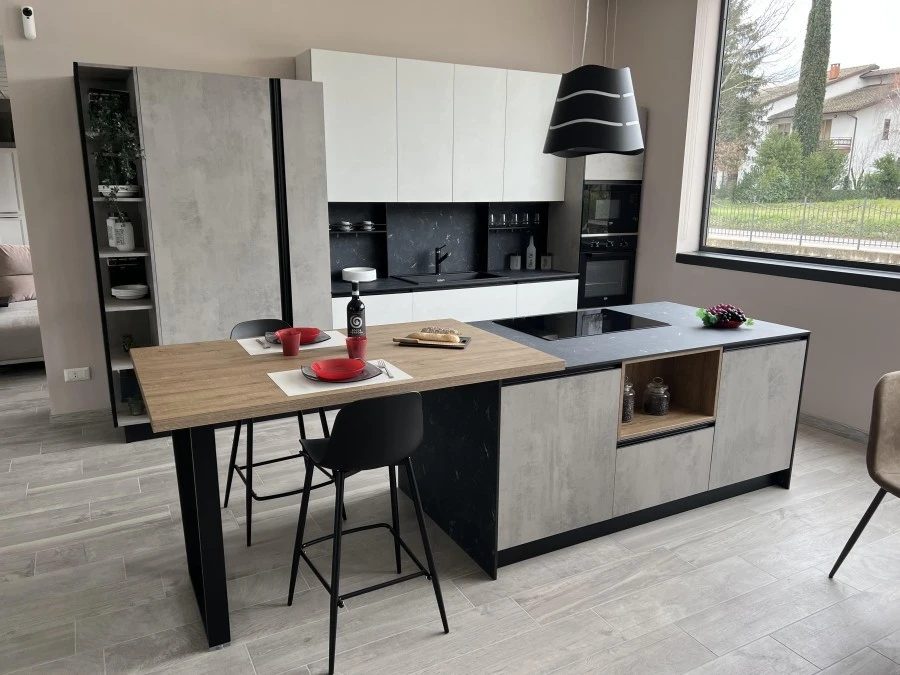 Cucina con Isola Colombini LINEA