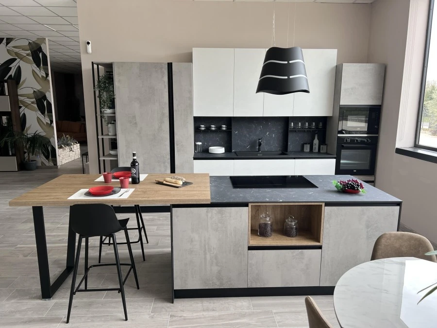 Cucina con Isola Colombini LINEA