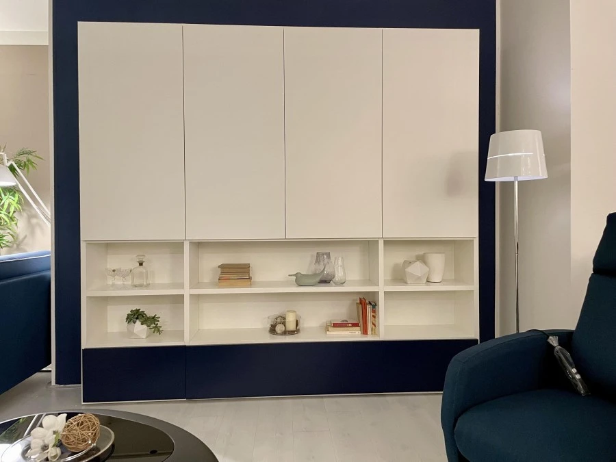 Libreria Novamobili WALL 30 BLU NOTTE