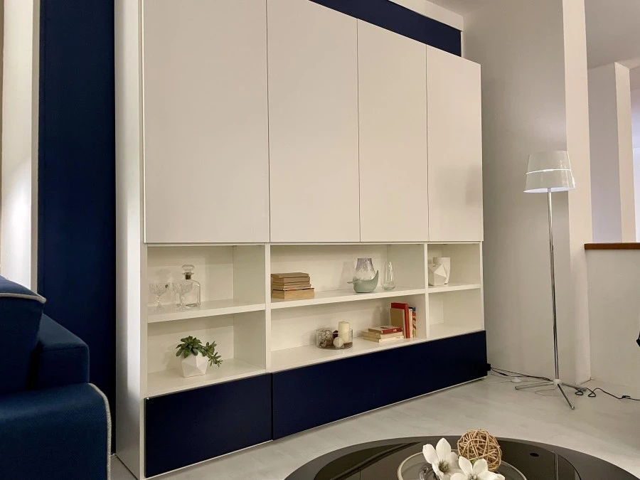 Libreria Novamobili WALL 30 BLU NOTTE