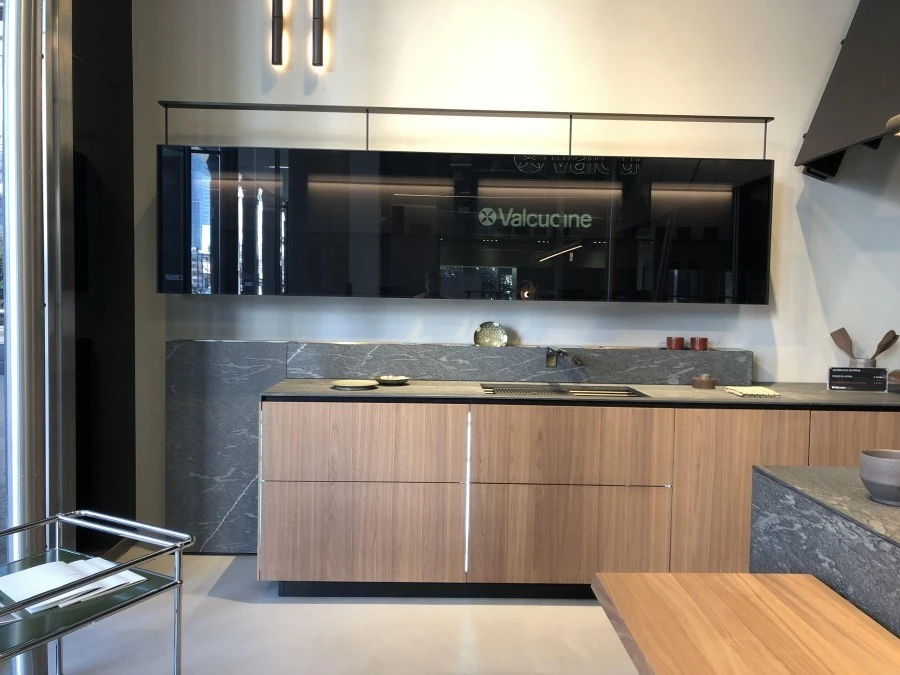 Cucina lineare Valcucine Artematica Noce canaletto