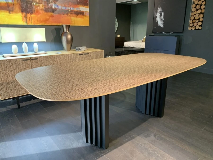 Tavolo rettangolare Sigerico Pleat
