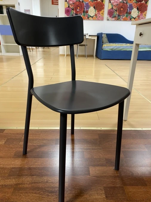 Sedia senza braccioli Connubia Jelly Metal