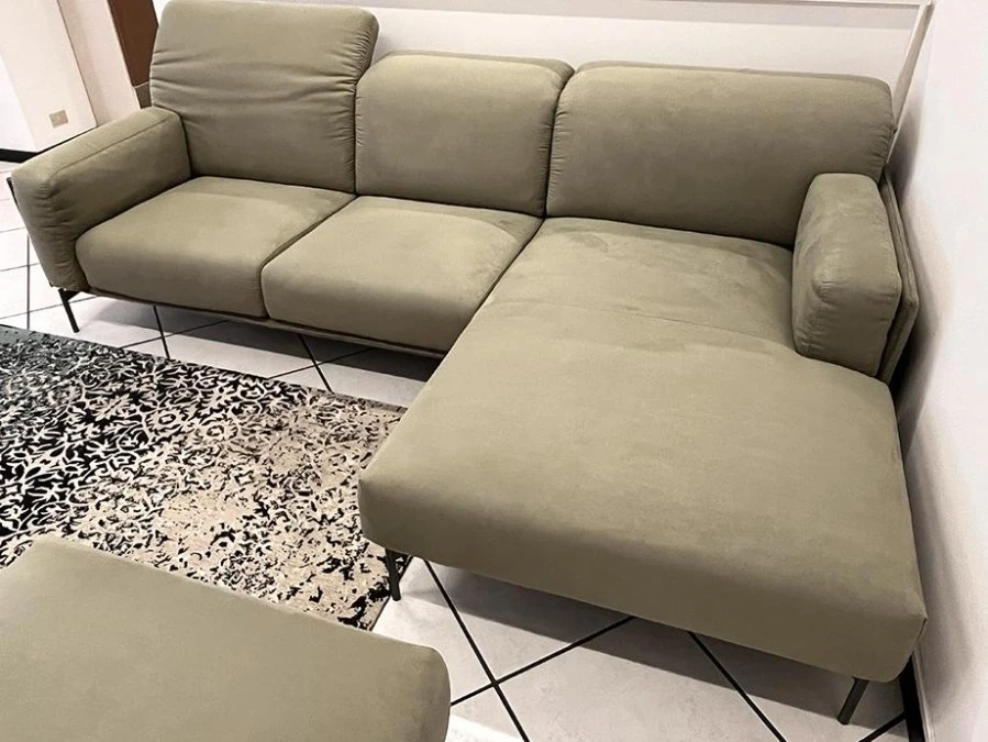 Divano Chaise-longue Colombini Brera + Pouf
