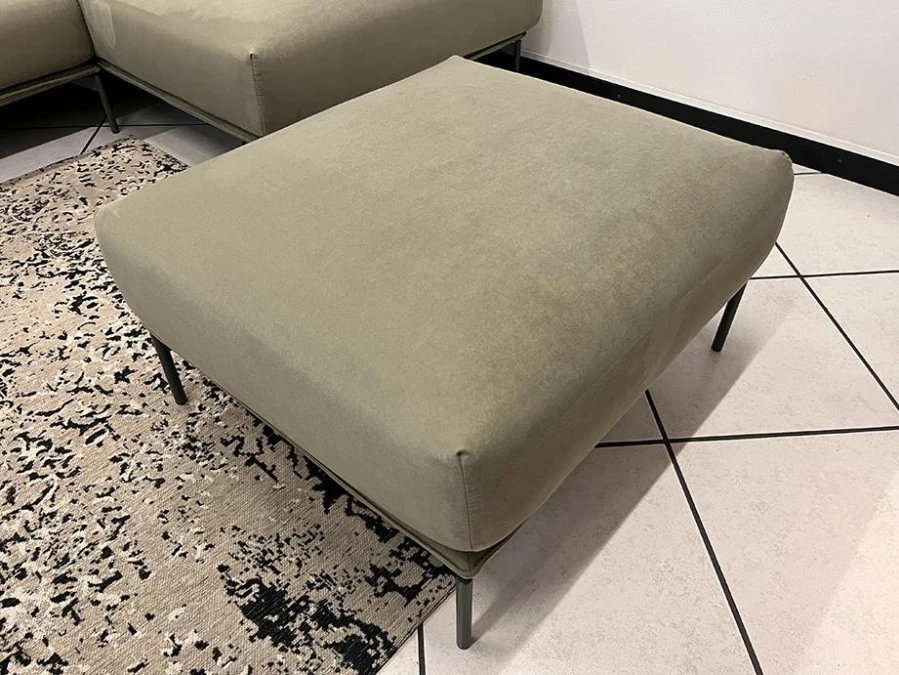 Divano Chaise-longue Colombini Brera + Pouf