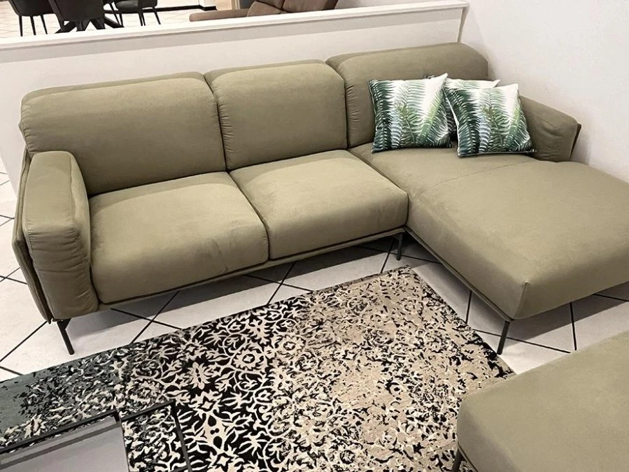 Divano Chaise-longue Colombini Brera + Pouf