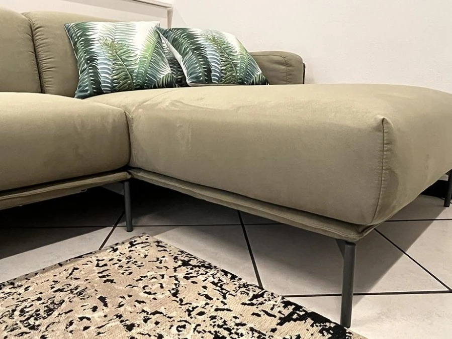 Divano Chaise-longue Colombini Brera + Pouf