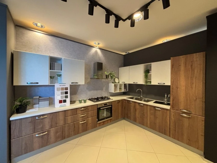 Cucina angolare Net Cucine New Ambra