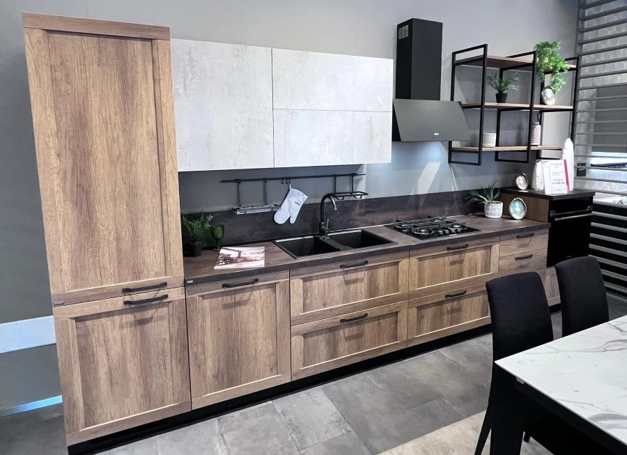 Cucina lineare Scavolini Sax