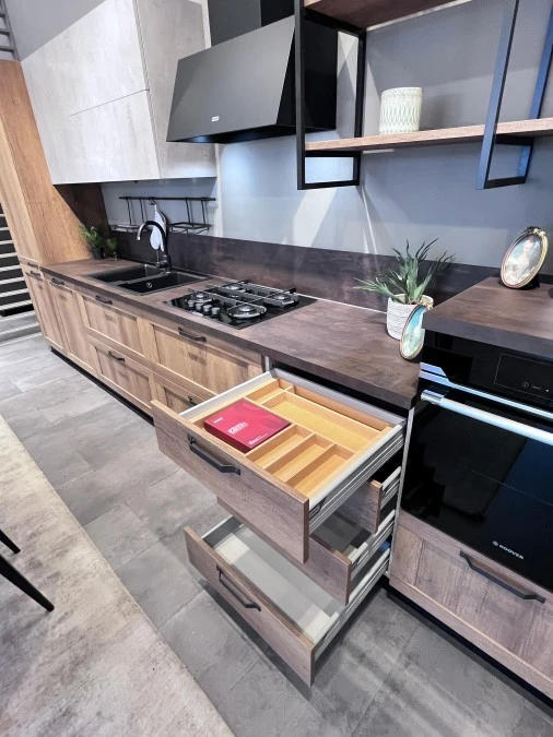 Cucina lineare Scavolini Sax
