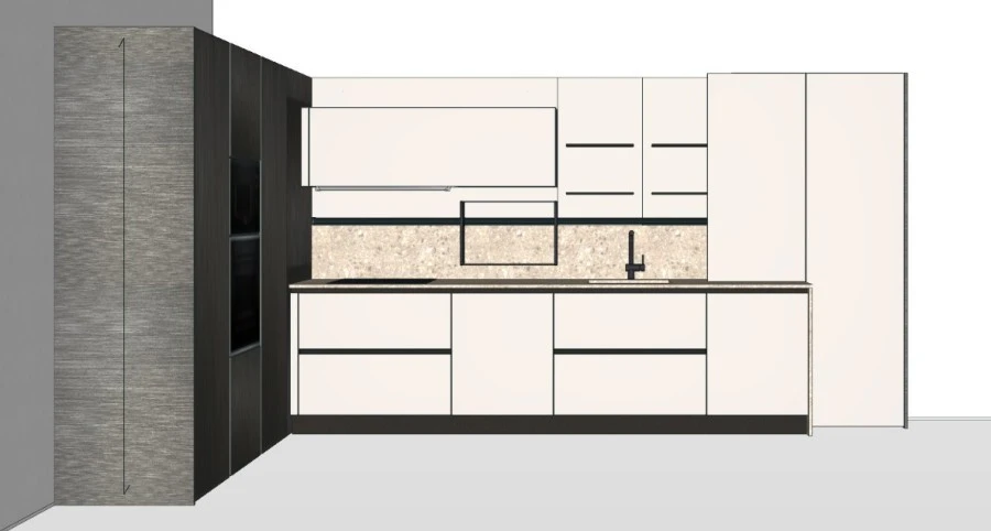 Cucina angolare Forma Cucine Colibrì 75