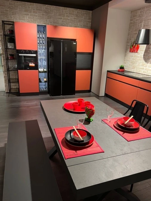 Cucina angolare Lube Round Neck