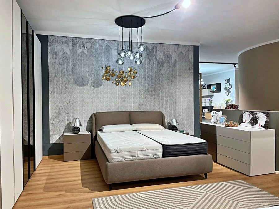 Letto matrimoniale con contenitore Noctis Spa Hello