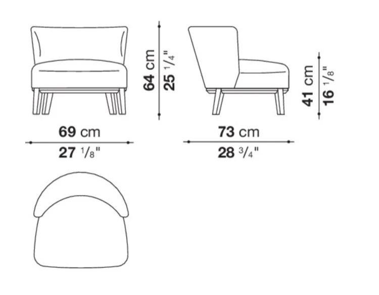 Poltrona Maxalto Febo